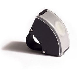 Bookman Luz Delantera Curve Led Usb 22-42 Mm Negro