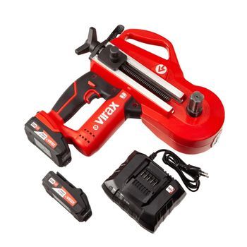 Dobladora Eléctrica Portátil De 18v Eurostem® Iii 12-14-16-18-22mm - Virax - Con 2 X Batería De 18v 2.ah - 251874