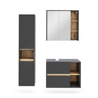 conjunto de muebles de bano viola 3 partes vicco
