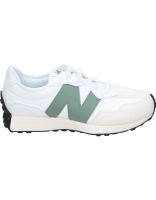 zapatillas new balance 327 blancas y verdes gs327sj 36