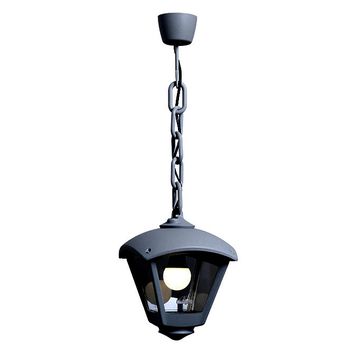 Colgante dario 1xe27 ip55 l.24xan.24xal.73cm resina negra