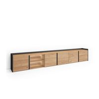 mueble tv sabinillas-01 con almacenaje y luz led integrada