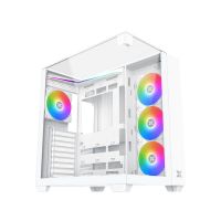 torre xigmatek aqua v blanca en45813 paneles cristal templado argb grand tour