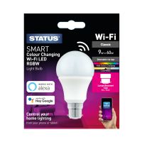 smart wi-fi colour changing rgbw led bulb - b22