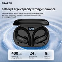 lenovo-auriculares bluetooth qt60 cascos deportivos con gancho para la oreja modo de juego bateria de 30 horas de duracion calidad de sonido hifi