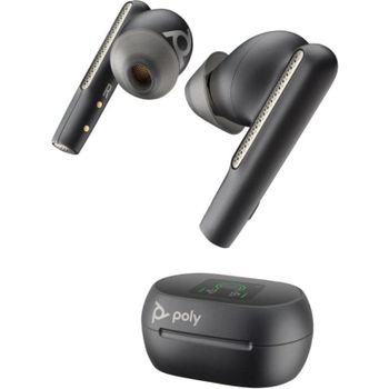 Auricular Poly Voyager Free 60+ UC M Bluetooth USB-C BT700 Estuche Pantalla Táctil Negro