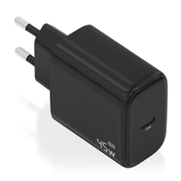 aisens - cargador gan 45w 1xusb-c pd30 negro