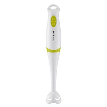 Batidora de mano electrica 200 W, batidora multifuncional de acero inoxidante para alimentos, 2 niveles de velocidad. Sokany