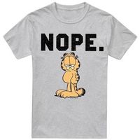 garfield camiseta nope para hombre