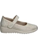zapatos con cuna amarpies atl30121 en color plata para senora 37