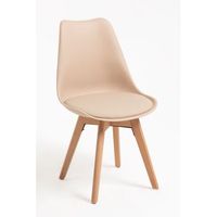 pack 2 sillas synk basic de polipropileno 825353 cm - beige