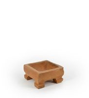 bol decorativo madera beige