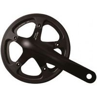 shimano juego de bielas y plato alfine fc-s501 hollowtech ii 170 mm 45 dientes negro sin protecc