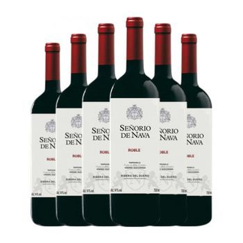 Señorío De Nava Vino Tinto Ribera Roble 75 Cl 13.5% Vol. (pack De 6 Unidades)