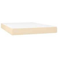 colchon matrimonial  colchon de cama  colchao de muelles ensacados tela color crema 140x190x20 cm