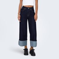 only pantalones marinos 15352419-dark blue denim