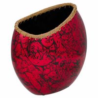 jarron de ceramica rojo