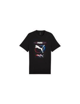 Camiseta Puma Graphic Execution Hombre Negro