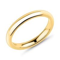anillo clasico para hombre acero inoxidable chapado en oro amarillo