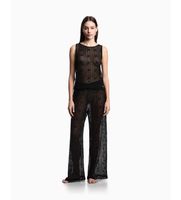 emporio armani para mujer ew000607af20251 top beach negro xl casual algodon beachwear sin mangas  tirantes
