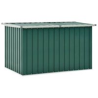 caja de almacenaje para jardin  arcon de jardin  baul jardin verde 149x99x93 cm