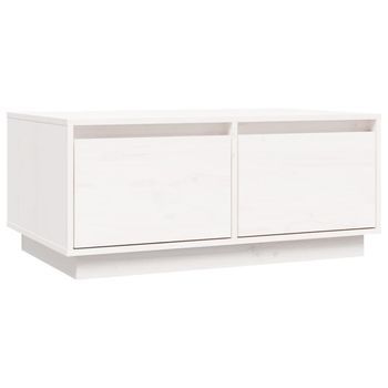 Mesa De Centro 80x50x35 Cm Madera - Blanco
