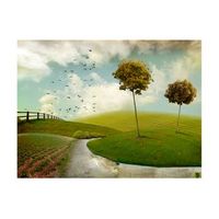 papel pintado 3d - otoro - paisaje 300x231 cm