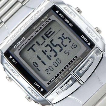 reloj unisex retro CASIO DATABANK DB-360N-1AEF BANCO DATOS