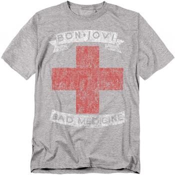 Bon Jovi Camiseta Bad Medicine para hombre