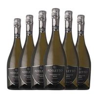 adeletto seco prosecco 75 cl 11 vol pack de 6 unidades