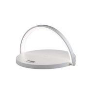 lampara sobremesa con cargador inalambrico y luz led