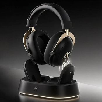 MCHOSE V9 Turbo+ auriculares para juegos Tri-modo Bluetooth con altavoz RGB Cargador inalámbrico magnético de 60 mm, con