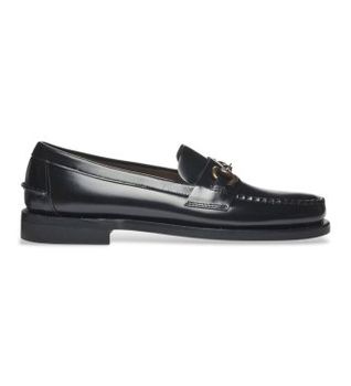 Sebago para hombre. 7001570 Mocasines de Piel Classic Joe negro (43), Plano, 1 a 3cm, Ninguno, Casual, Fiesta, Clásico