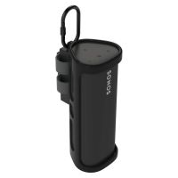 flexson funda de viaje montable negra para sonos roam