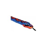 serpiente de la republica salvaje azul y naranja