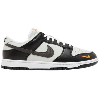 Nike Deportivas Moda Dunk Low Black Total Orange Mini Swoosh para mujer