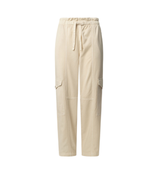 Pepe Jeans para mujer. PL211809 Pantalón cargo teñido en prenda Hadda blanco (L), Casual, Algodón, Sostenible