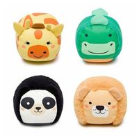 dooballs - jungle - juego de 4 bolas de peluche