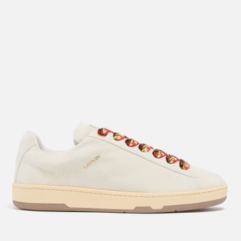 Lanvin Men's Lite Curb Low Top Suede Trainers - UK 9