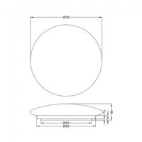 plafon de techo para banos led putz ii