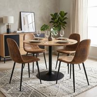 juego de 4 sillas de comedor estilo vintage