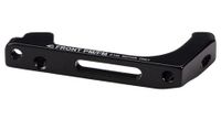 adaptador de freno delantero elvedes fm   pm 140mm negro