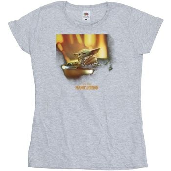 Disney Camiseta manga larga The Mandalorian para mujer