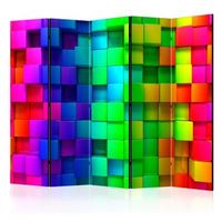 biombo - colourful cubes ii 225x172 cm