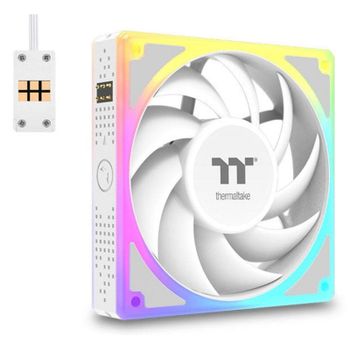 Refrigeración aire Thermaltake TOUGHFAN EX 140 ARGB Sync Blanco 3 unidades