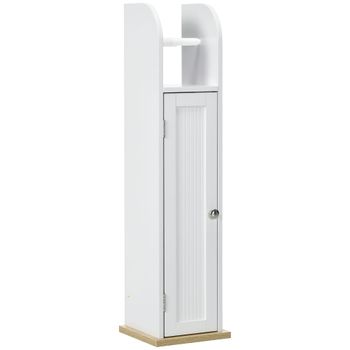 Armario de baño 20x20x80 cm blanco