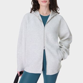 Sweaty Betty Wind Down Jersey Zipped Hoodie - L