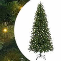 arbol de navidad artificial verde 240 cm pe y pvc vidaxl