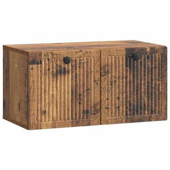 Mueble Para Tv De Pared Madera Envejecida 59,5 X 31 X 30 Cm Vidaxl