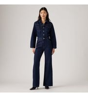 levis para mujer a8647-0006 mono western marino l casual algodon manga larga
